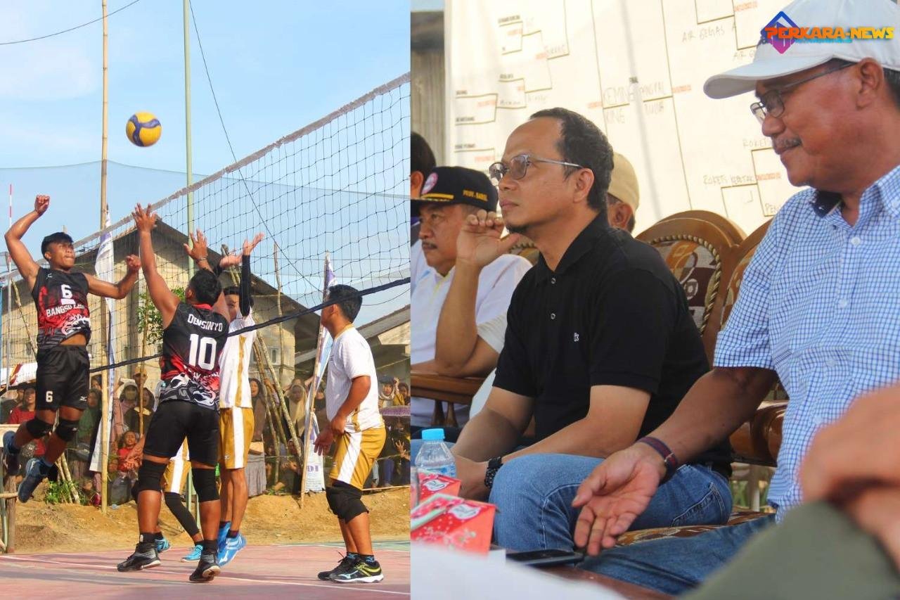 Bupati Bangka Tengah Tutup Kejuaraan Open Tournament Volleyball Algafry Rahman Cup Tahun 2022