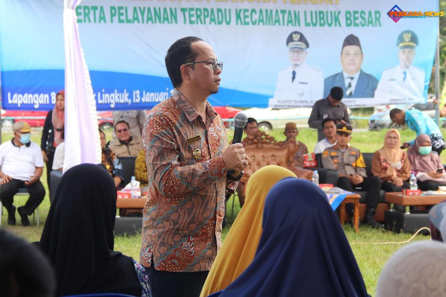 Fokus Lebih Dekat Kepada Masyarakat, Pemkab. Bateng Kembali Menyelenggarakan Pelayanan Terpadu
