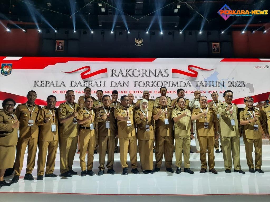 Pj. GUbernur Hadiri Rakornas Forkopimda Tahun 2023
