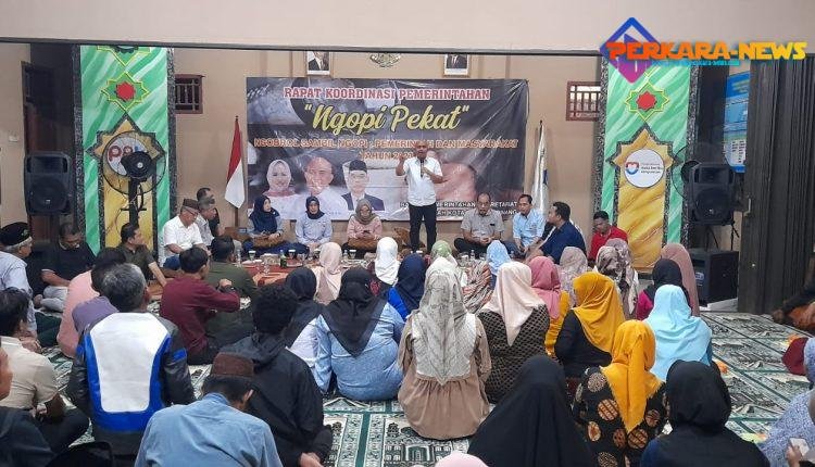 Bang Molen Menutup Rangkaian Terakhir Safari Pemkot Pangkalpinang Serap Aspirasi Warga Kecamatan Gerunggang Di Program Ngopi Pekat
