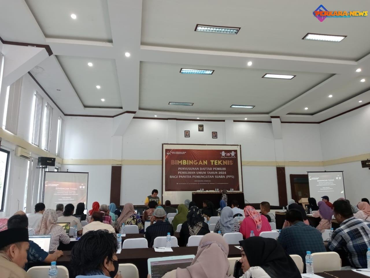 KPU Kota Pangkalpinang Adakan Bimtek Bagi PPS, Penyusunan Daftar Pemilih Pemilu 2024