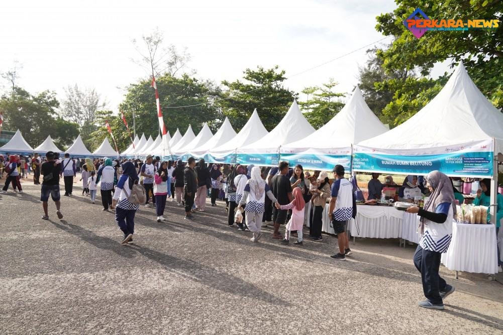 PT TIMAH Tbk Libatkan Ratusan UMKM Mitra Binaan dalam Kegiatan Jalan Sehat Bersama BUMN