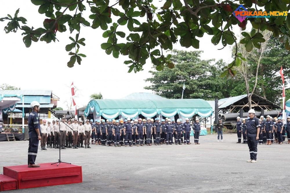 PT Timah Tbk Unit Produksi Laut Bangka Gelar Apel K3, Gelar Perlombaan dan Pemeriksaan Kesehatan Gratis untuk Masyarakat Sekitar