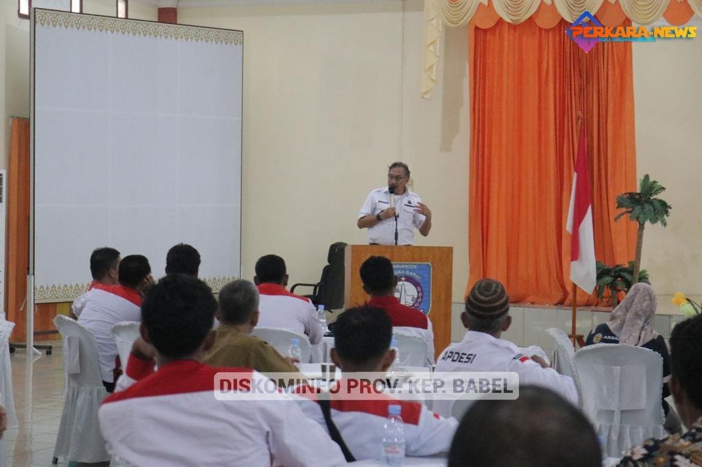 Pj Gubernur Ridwan Beri Arahan serta Wejangan Kepada Kades Se-Kabupaten Bangka Barat dalam Penggunaan Alokasi Dana Desa