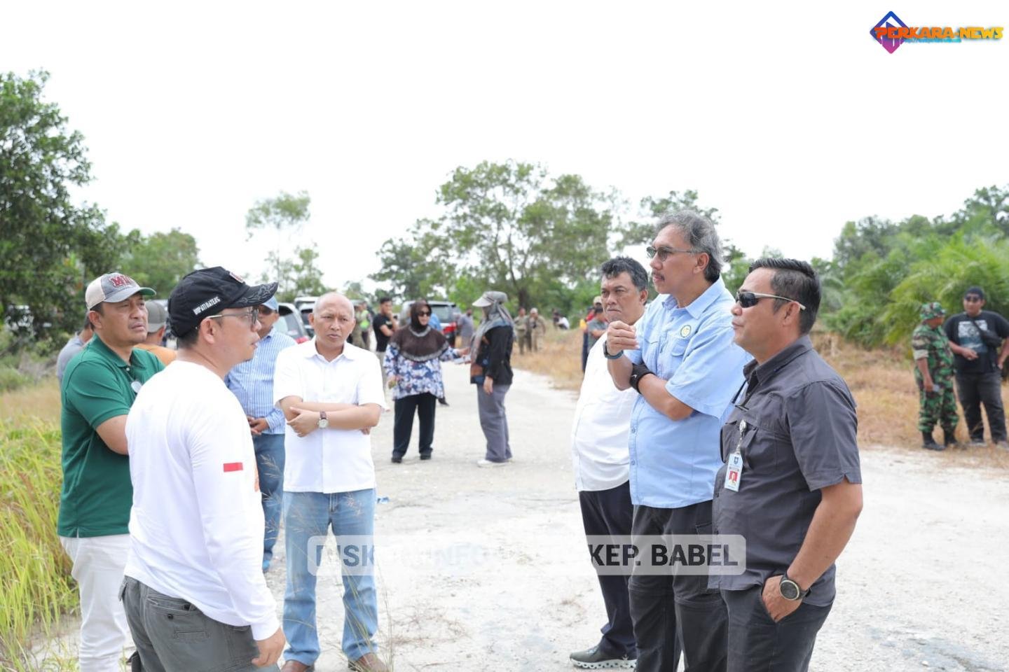 Pj Gubernur Ridwan Bersama Stakeholder Tinjau Lahan Tambang Eks PT Koba Tin di Koba, PT Timah Tbk Mulai Memobilisasi dan Eksplorasi Awal Dalam Waktu Dekat 1