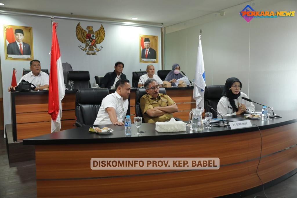 Pj Gubernur Ridwan Mengikuti Rakor Pengendalian Inflasi